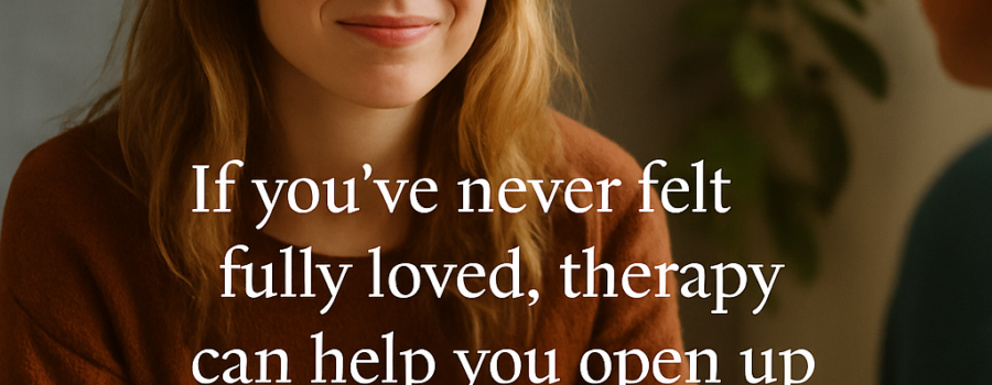 A woman sitting in soft morning light with a hopeful expression, symbolizing emotional healing, self-worth, and learning what real love feels like through therapy in Reno.