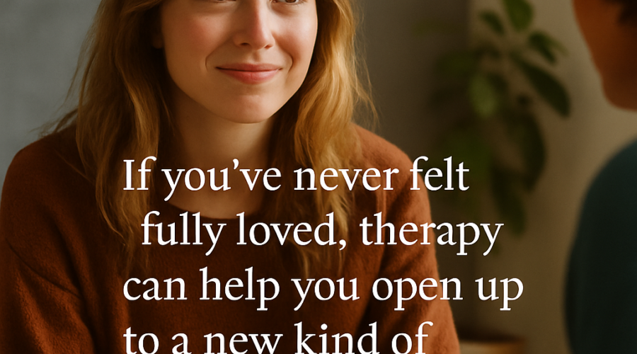 A woman sitting in soft morning light with a hopeful expression, symbolizing emotional healing, self-worth, and learning what real love feels like through therapy in Reno.